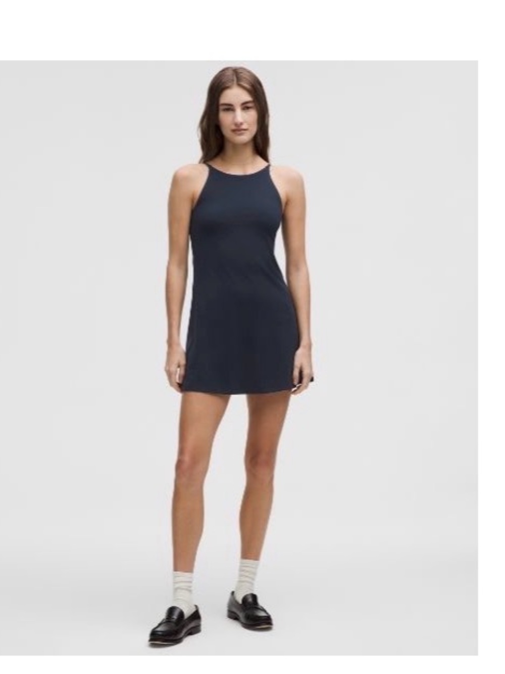 lululemon Align High-Neck Dress in True Navy light support size 6